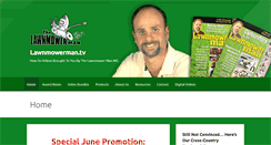 Desktop Screenshot of lawnmowerman.tv