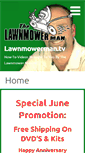 Mobile Screenshot of lawnmowerman.tv